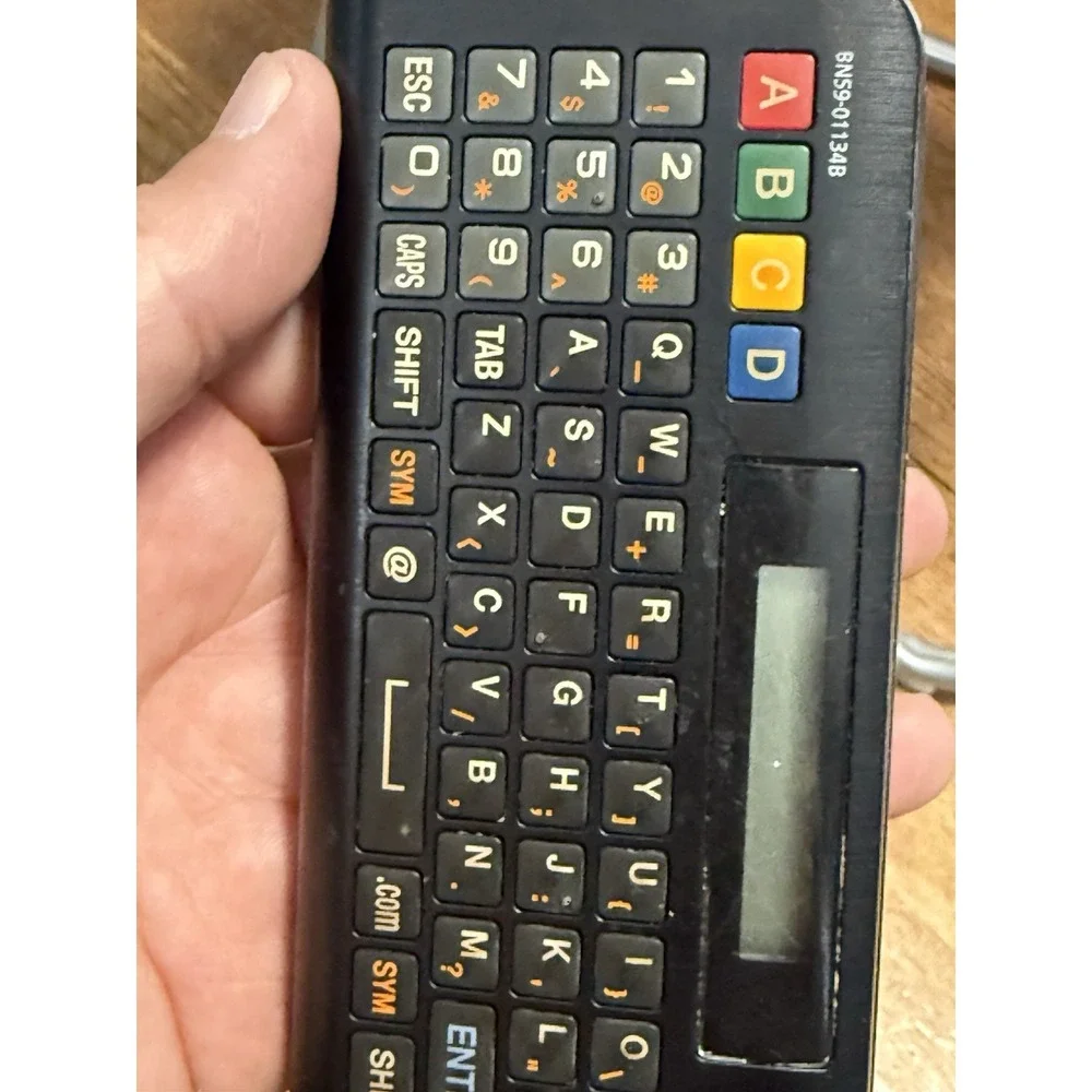 OEM SAMSUNG Smart TV QWERTY Keyboard Remote Control BN59-01134B, Good Condition